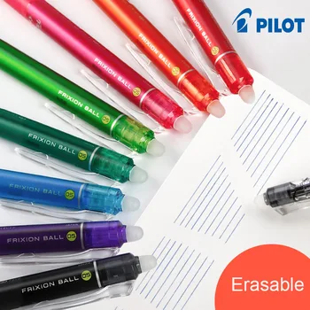 1шт Стираемая Гелевая Ручка Pilot FriXion LFBK-23EF 0,5 мм, доступно 10 цветов, Принадлежности для Письма и рисования в Студенческом Офисе