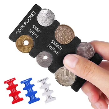 Кошелек для сбора монет, органайзер для бумажника, держатель для автомобильного чейнджера, мини-диспенсер для монет Японии /евро, пластиковый ящик для хранения