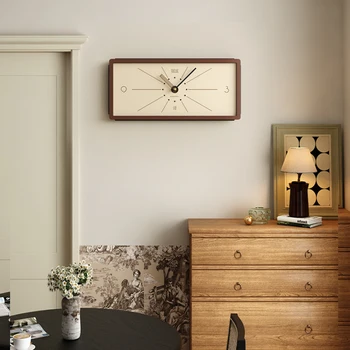 Домашние часы настенные часы ретро гостиная столовая спальня современная атмосфера простые креативные настенные часы