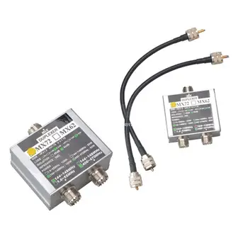 УКВ 144-148 МГц УВЧ 400-470 МГц двухдиапазонная Антенна портативной рации Линейный дуплексер челнока