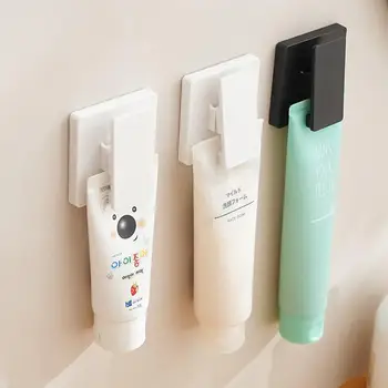 Самоклеящиеся зажимы Многофункциональные настенные зажимы для очищающего средства для лица, зажим для зубной пасты, держатель для очищающего средства для лица, полотенце для лица