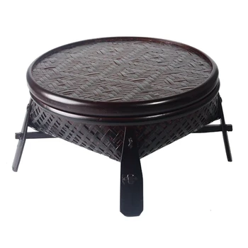 Плетеный Бамбуковый Чайный Поднос ручной работы в Китайском Стиле, Чайный столик, Коробка для Чайного сервиза Кунг-фу