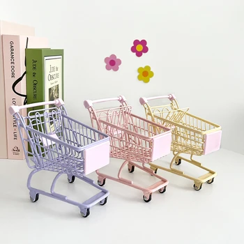 Креативная мини-корзина для покупок, Металлическая корзина для цветов, Упаковка для цветов, Декоративные принадлежности, Украшения своими руками для цветочных магазинов