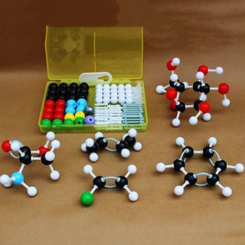 Набор химических молекулярных моделей Молекулы органической неорганической химии Набор из 50 атомов Структура Научный обучающий эксперимент