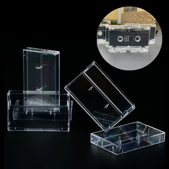 1/5 шт. 90 Минут обычной позиционной записи Пустой кассетный футляр для хранения кассеты Пластиковая Прозрачная коробка на 90 кассет