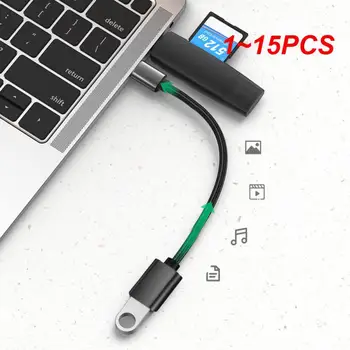 1 ~ 15ШТ OTG USB C К USB Конвертер Кабель-Адаптер Type C Штекер К USB 3.0 Женский Кабель-Адаптер Для MacBook Samsung Type-C