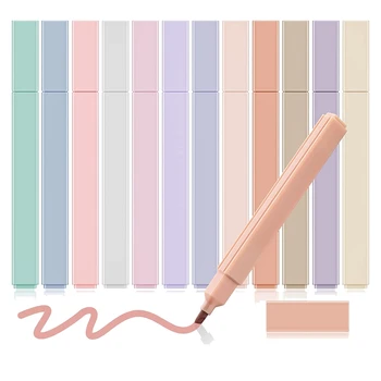 Разноцветные маркеры для Библии 12 цветных эстетических ручек Эстетические ручки с мягким наконечником