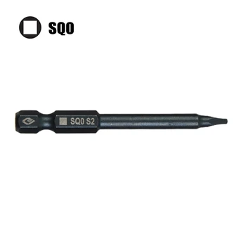 Ручка Отвертка Магнитная SQ0 SQ1 SQ2 SQ3 Отвертка с квадратной головкой 1 шт 65 мм для электрического шестигранного хвостовика