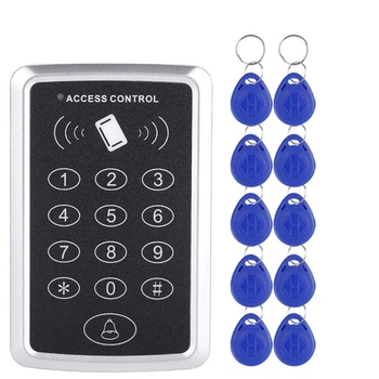 Клавиатура Контроля доступа RFID 125 кГц Считыватель Электронных Карт Система Контроля Доступа К Двери Система Клавиатуры Для Открывания Дверных Замков