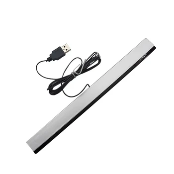 Для Wii Пластиковая сенсорная панель проводных приемников IR Signal Ray Замена USB-разъема для пульта дистанционного управления Nitendo