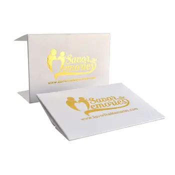 Конверт с Подарочной картой с Пользовательским Логотипом, Роскошные Бумаги, Конверт для Бумажника, Держатель для кредитной карты Члена Отеля, Рукав для кредитной карты
