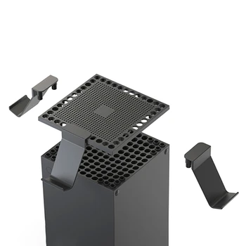Вентилируемый пылезащитный чехол для X-box серии X, многофункциональная пылезащитная сетка для отвода тепла, подставка для контроллера наушников, Аксессуары для захвата
