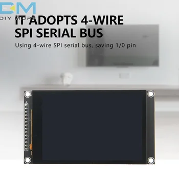 3,5-дюймовый ЖК-Емкостный Сенсорный экран TFT Display Module 320 * 480 IPS Использует Последовательный 4W-SPI FT6336U С подключением 5V Микроконтроллера