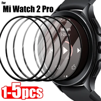5-1 упаковка Пленок для умных часов Xiaomi Watch 2 Pro 3D Изогнутая Мягкая Защитная пленка из Стекловолокна для Mi Watch 2 Pro Screen Protector