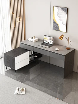 Легкий роскошный современный студенческий письменный компьютерный стол настольный домашний офисный стол в спальне минималистичный кабинет