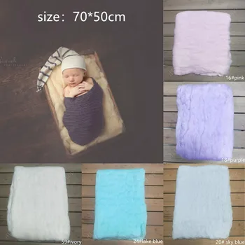 70*50 см Пушистая шерстяная фетровая флисовая корзина из настоящей чистой шерсти, наполнитель для новорожденных, реквизит для фотосъемки