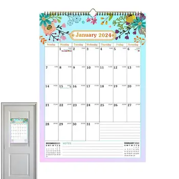 Планировщик календаря на 2024 год Креативный Декоративный Настенный Календарь на 2024 год Ежемесячный Планировщик календаря на 2024 год С января 2024 года По июнь 2025 года Настенный