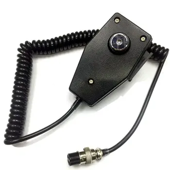 4-Контактный Автомобильный Микрофон для Рации с Пружинным Кабелем, Съемный Автомобильный Микрофон, Замена Двусторонней Радиосвязи для Cobra PR240 PR245
