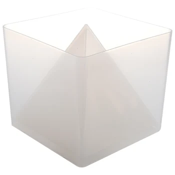 Супер Пирамидальная силиконовая форма для изготовления ювелирных изделий из смолы Кристаллическая форма с пластиковой рамкой Формы для изготовления ювелирных изделий из смолы