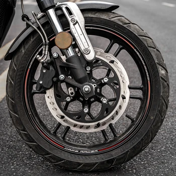Для LONGXIN VOGE 300AC Светоотражающие Аксессуары для мотоциклов Наклейка на колесо, наклейки на ступицу, лента в полоску на ободе