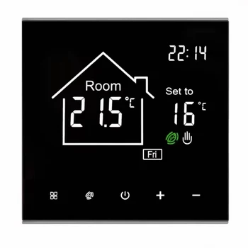 Умный термостат Tuya WiFi с сенсорным экраном, электрический пол с подогревом, Водогазовый котел TRV, голосовой пульт дистанционного управления температурой