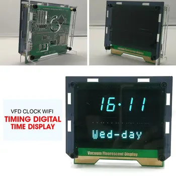VFD Часы WIFI Синхронизация Цифровой дисплей времени Дата /Неделя Домашние Настольные Часы