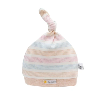 Детские шапочки Унисекс, детская больничная шапочка, теплая хлопковая шапочка с узлом для новорожденных, для мальчиков, для девочек, для малышей