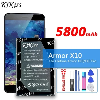 Аккумулятор KiKiss Armor X10 (3099) 5800 мАч Для Ulefone Armor X10 Pro X10Pro Repalcement Bateria