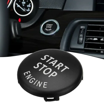Черная крышка кнопочного выключателя Центральная Кнопка включения двигателя для BMW E70 X6 E71 Передний Старт Стоп Совершенно Новый