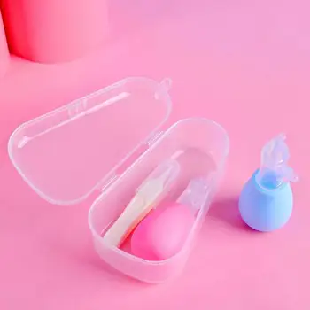 Детский назальный аспиратор, силиконовый очиститель для носа, вакуумный отсос, вакуумная присоска для носа, очиститель с мягким наконечником, аксессуар для ухода за ребенком