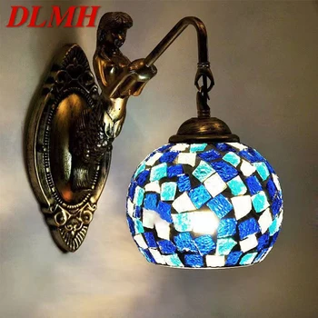 Современный настенный светильник DLMH Mermaid, Персонализированный и креативный светильник для украшения гостиной, спальни, прихожей, бара