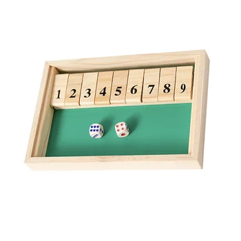 1 набор настольных кубиков с цифрами для вечеринки, настольная игра в кости с цифрами для 2 игроков