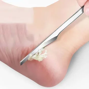 Пилинг подошв ног педикюрный нож из нержавеющей стали профессиональный нож для соскабливания омертвевшей кожи и мозолей для домашнего инструмента для подошв