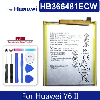 Аккумулятор мобильного телефона HB366481ECW для Huawei Ascend P9/P8 Lite 2017/P20/P10 Lite/для Honor 8 Lite/5C / G9/Y6 II, + Номер для отслеживания