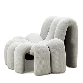 Простой одноместный диван для отдыха, Ленивое кресло для отдыха, Модельный номер, Индивидуальное сиденье особой формы от дизайнера отеля