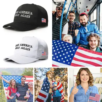 Американская президентская шляпа Трампа Make America Great, кепка с вышивкой, Сетчатая шляпа Дональда Республиканца Трампа, Снова кепка, кепка P4C7
