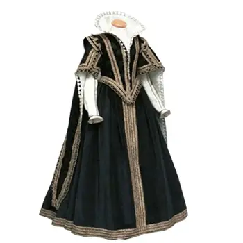 Женское бальное платье в стиле Тюдор, платье королевы Тюдор Элизабет, платье для косплея, L320