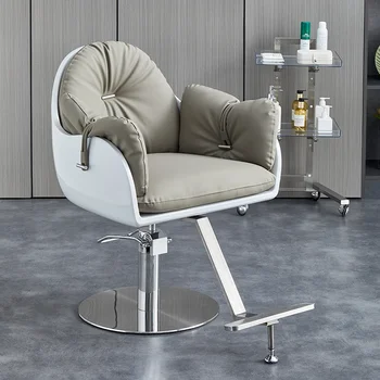 Поворотные эргономичные парикмахерские кресла, Кресла для макияжа в парикмахерской, для приема гостей в салоне красоты, маникюра и педикюра, мебель Cadeira HY
