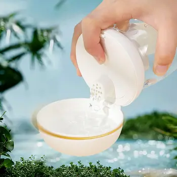 Белая чашка для воды из домашних животных, доступная для работы одной рукой, Складной стакан для воды, переносной стакан для воды на открытом воздухе