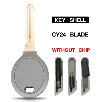 jingyuqin 10ШТ Чип транспондера CY24 Blade Remote Key Для Dodge Для Chrysler Для Jeep Key Car Shell Применяется к 3 типам чипов