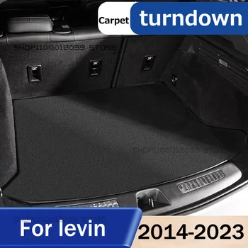 Для levin 2014-2021 2022 2023 Автомобильный коврик в багажник, вкладыш для багажного лотка, грузовой коврик, Подходящие накладки для хранения, Защитные Аксессуары